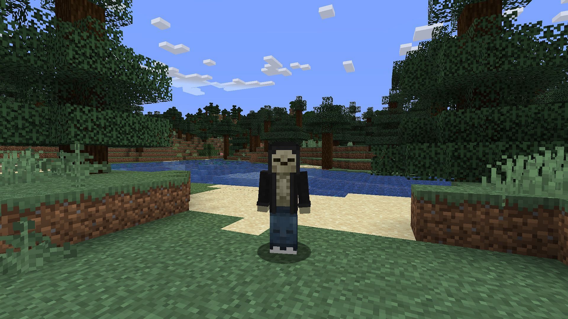 The unique look makes this one of the best Minecraft Pocket Edition skins (Image via Mojang Studios)