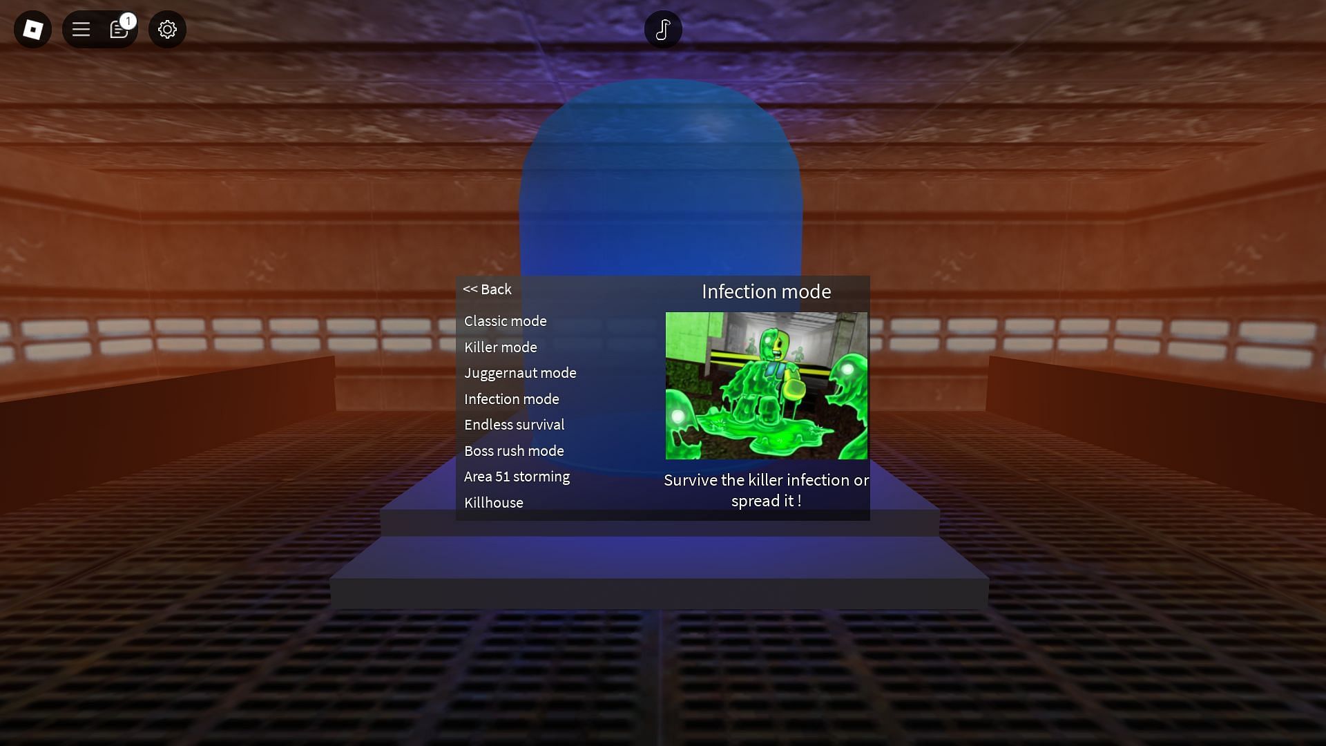 The Infection Mode (Image via Roblox)