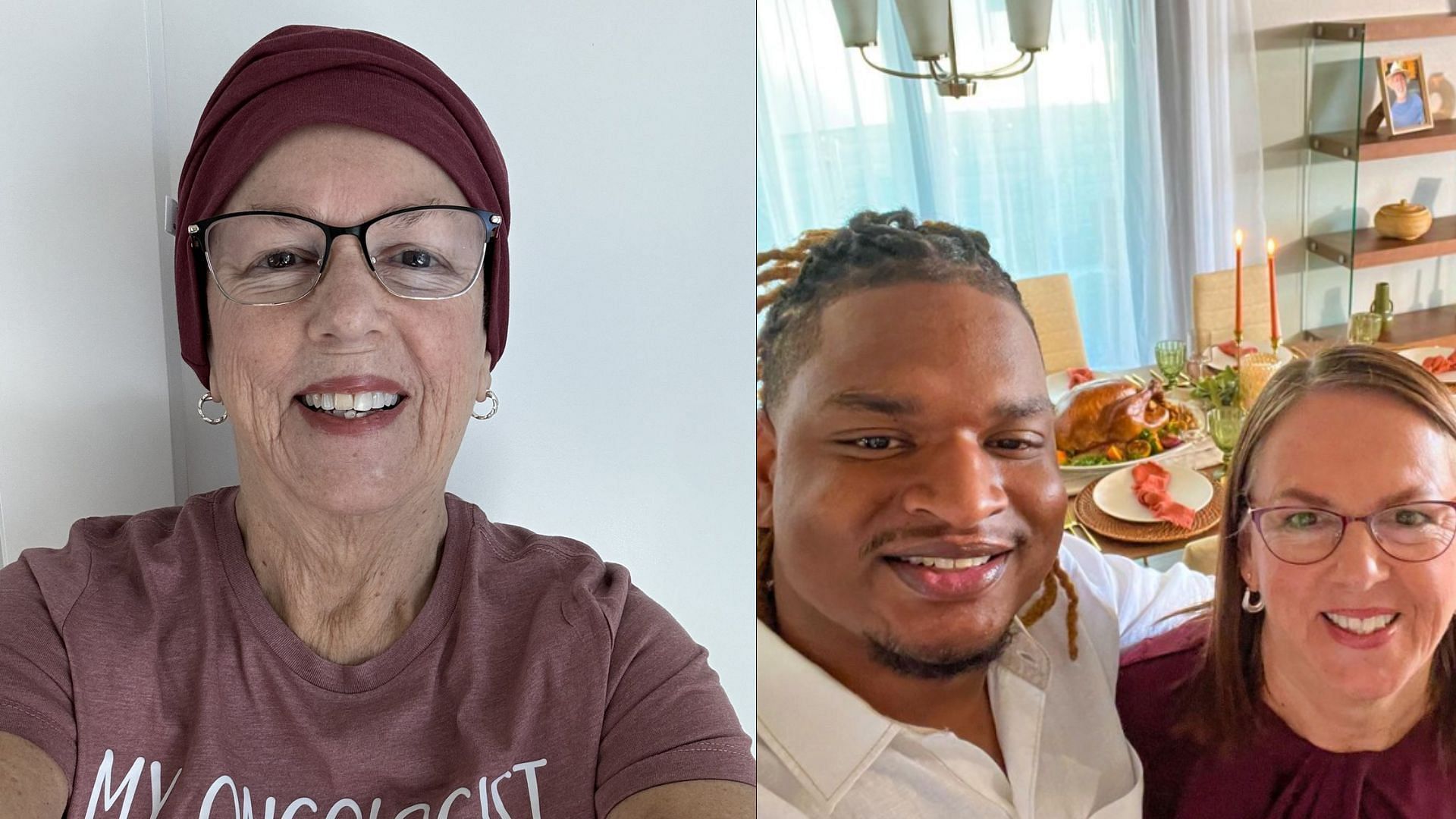 Wanda Dench and Jamal Hinton (Image via X/@Jamalhinton12 and Instagram/@wandadench)