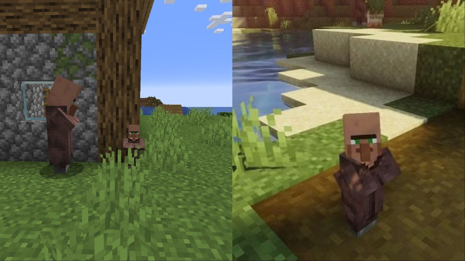 Baby Villagers in Minecraft