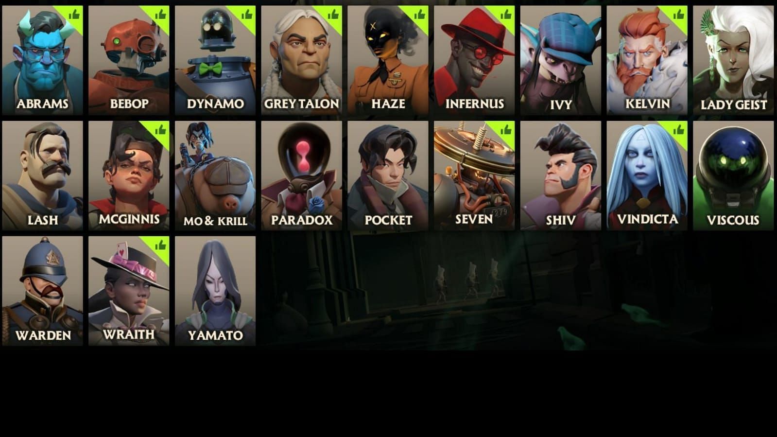 A still of all heroes from Deadlock. (Image via Valve)