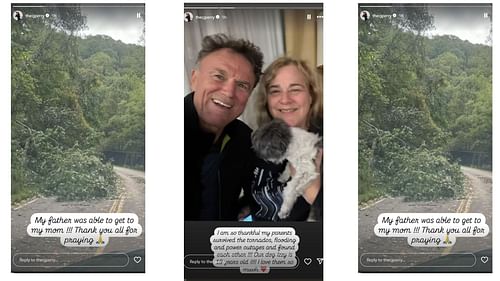 CJ Perry (Fka Lana) provides an update on her parents! (Picture Credit: CJ Perry's Instagram)