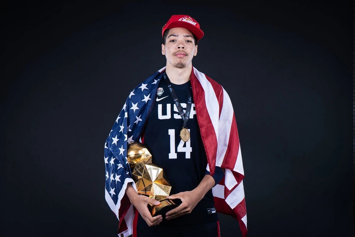 Tyran Stokes after winning the FIBA U-17 World Cup (Image via FIBA)