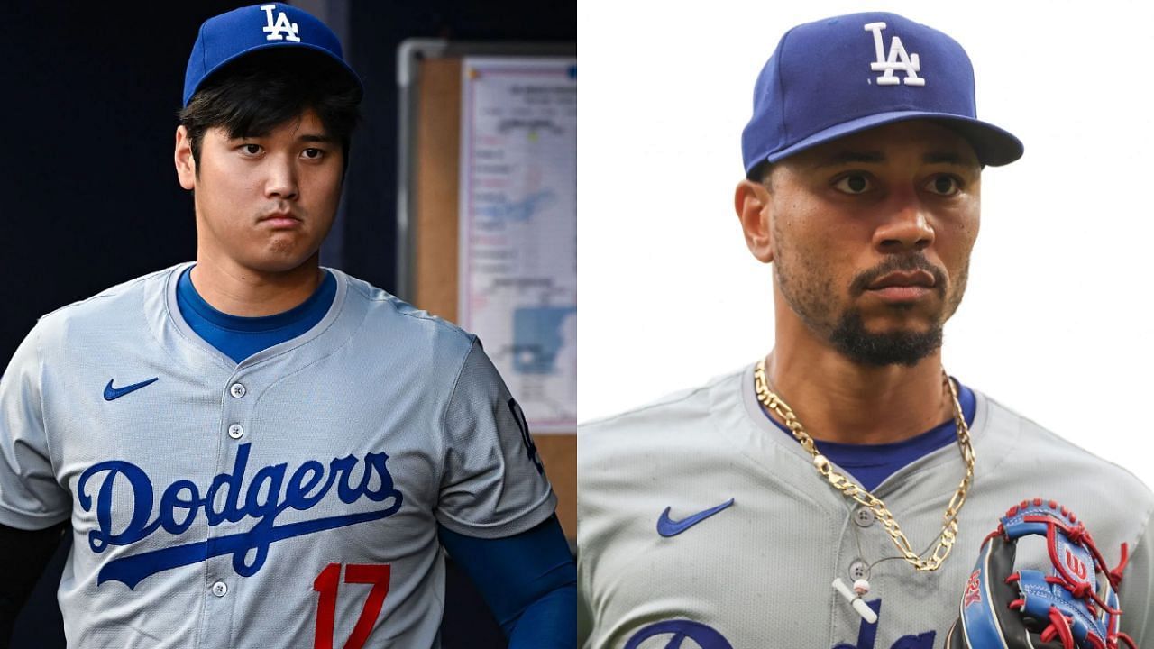 Shohei Ohtani (L) and Mookie Betts (R) (Images from - Getty)