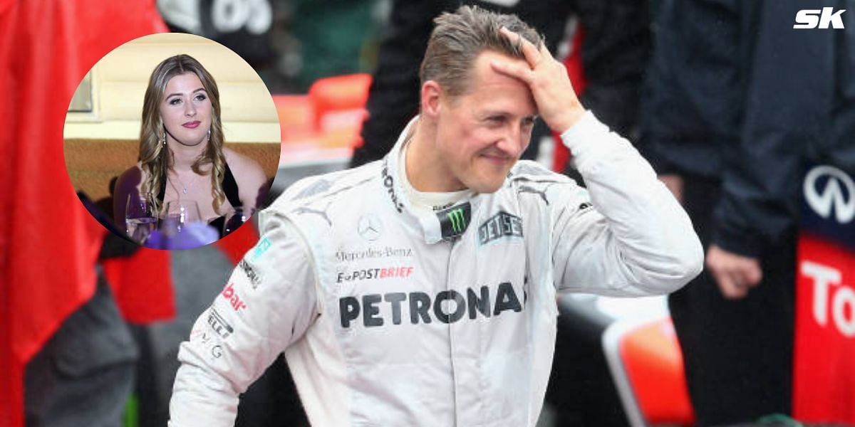 Michael Schumacher and Gina-Marie Schumacher. Credits: Getty