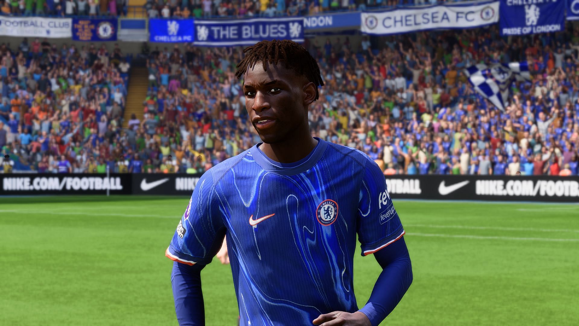 Nicolas Jackson in Chelsea's shirt (Image via EA Sports)