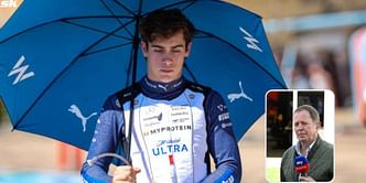 Watch: Franco Colapinto refuses to acknowledge Martin Brundle and walks past him during the gridwalk ahead of the F1 US GP