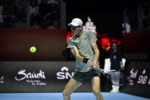 Jannik Sinner at the 2024 Six Kings Slam Tournament final (Image: Getty)