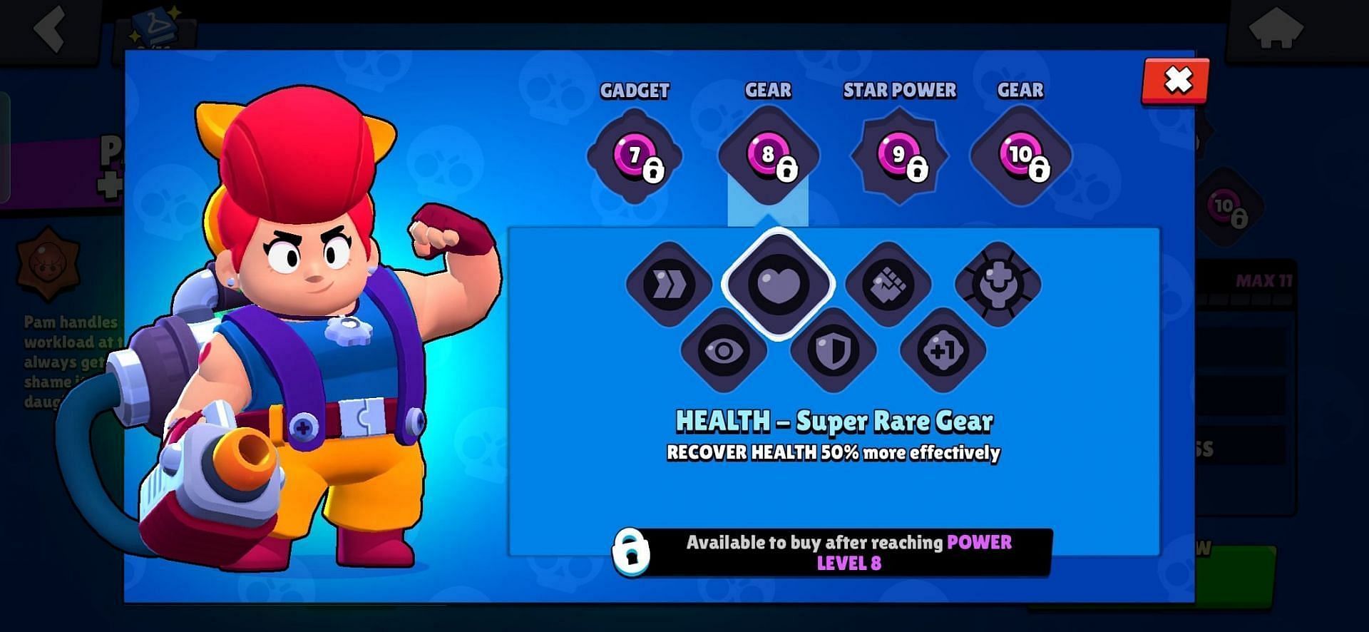 Health gear (Image via Supercell)