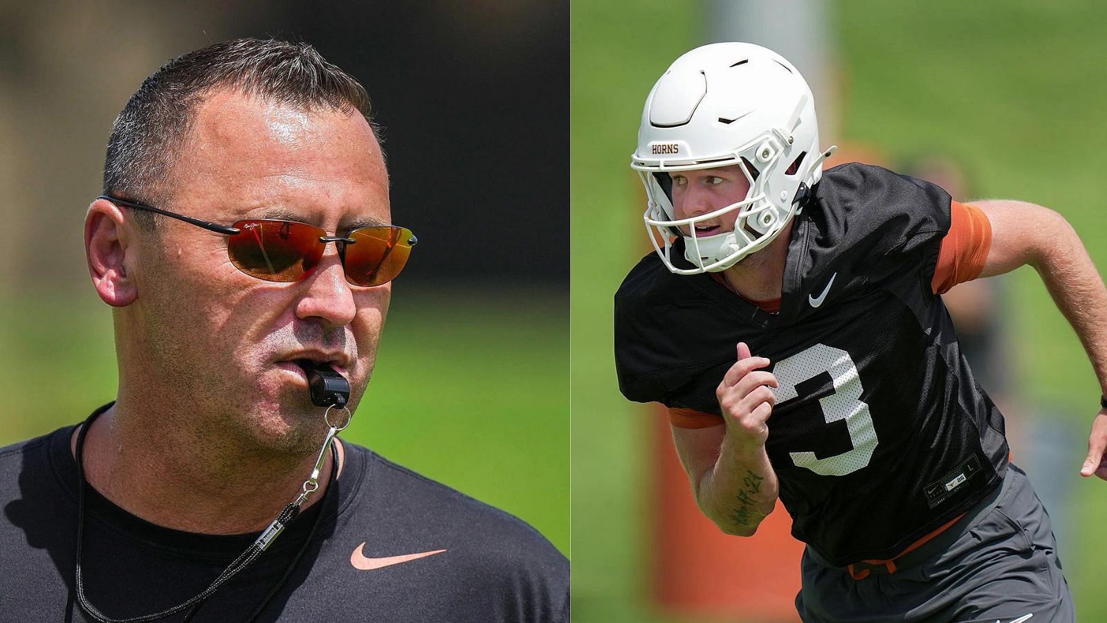 Texas coach Steve Sarkisian and QB Quinn Ewers are atop our SEC Power Rankings (Photo Credits: IMAGN)