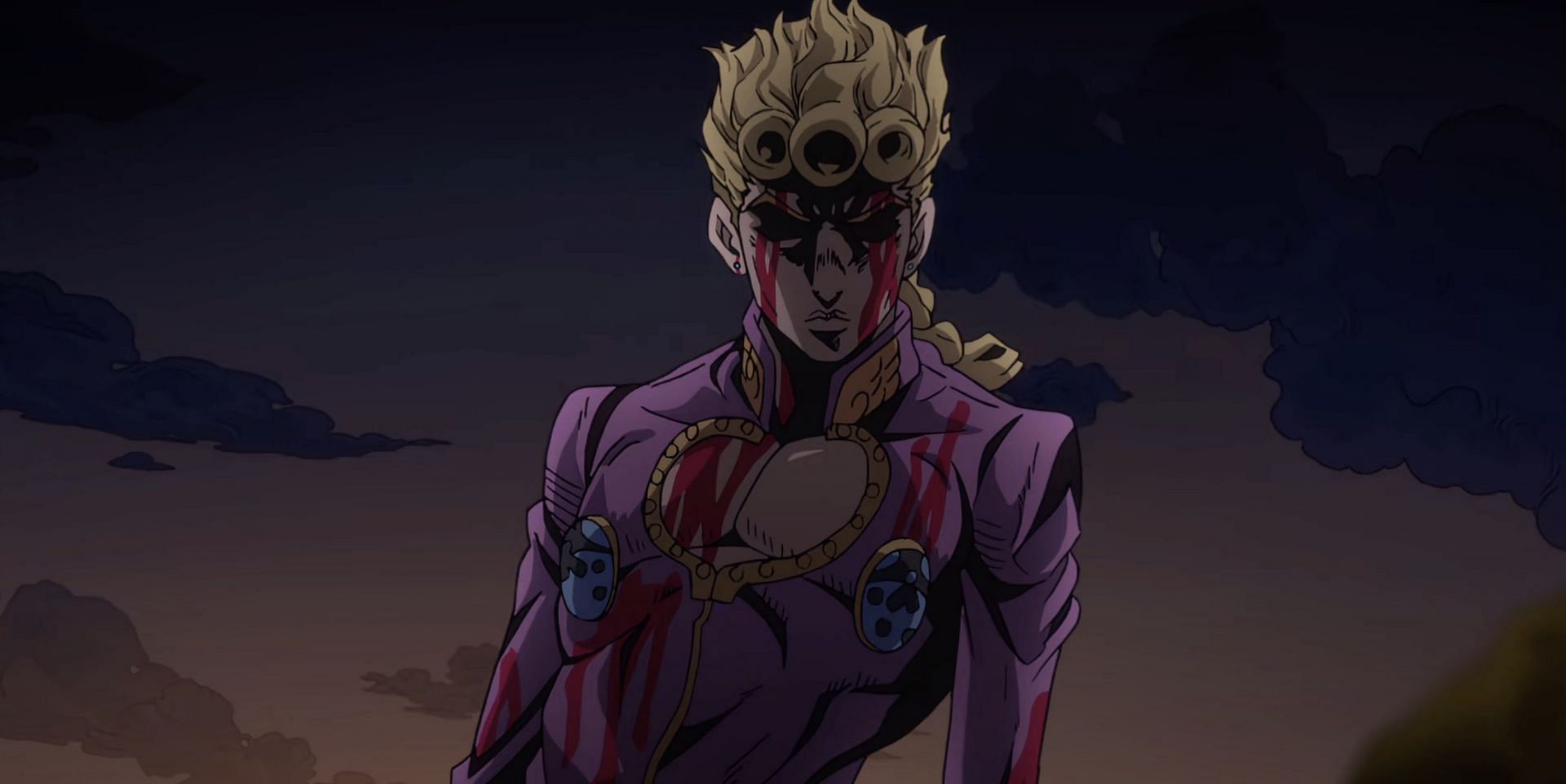 Giorno Giovanna as seen in anime (Image via David Production)