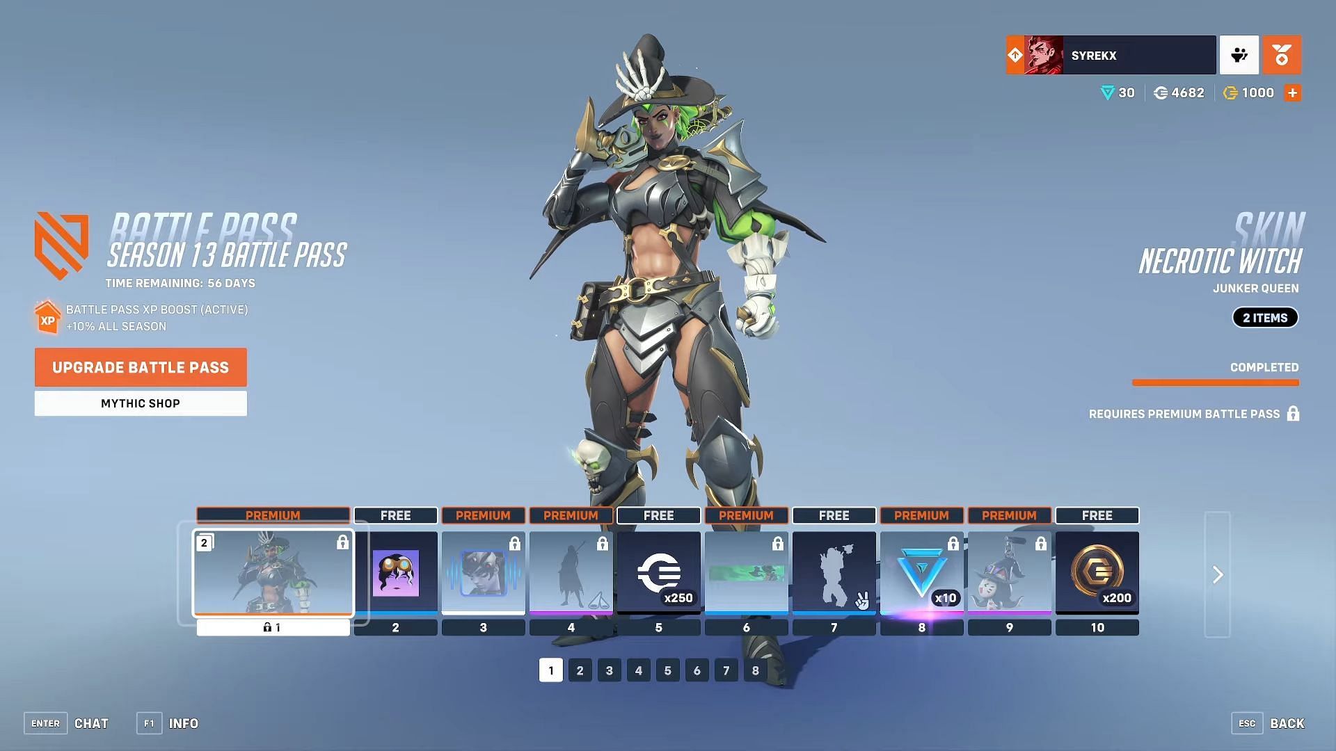 Overwatch 2 Premium Battle Pass (Image via Blizzard Entertainment)