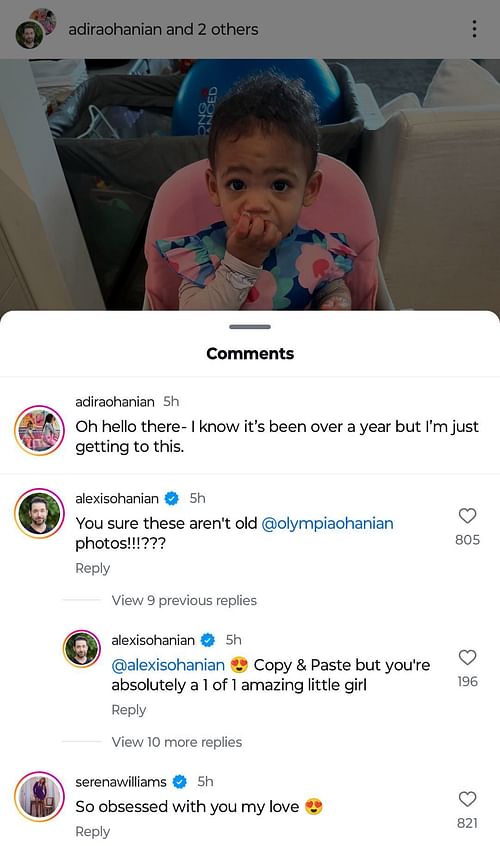 Screengrab from Adira Ohanian's Instagram