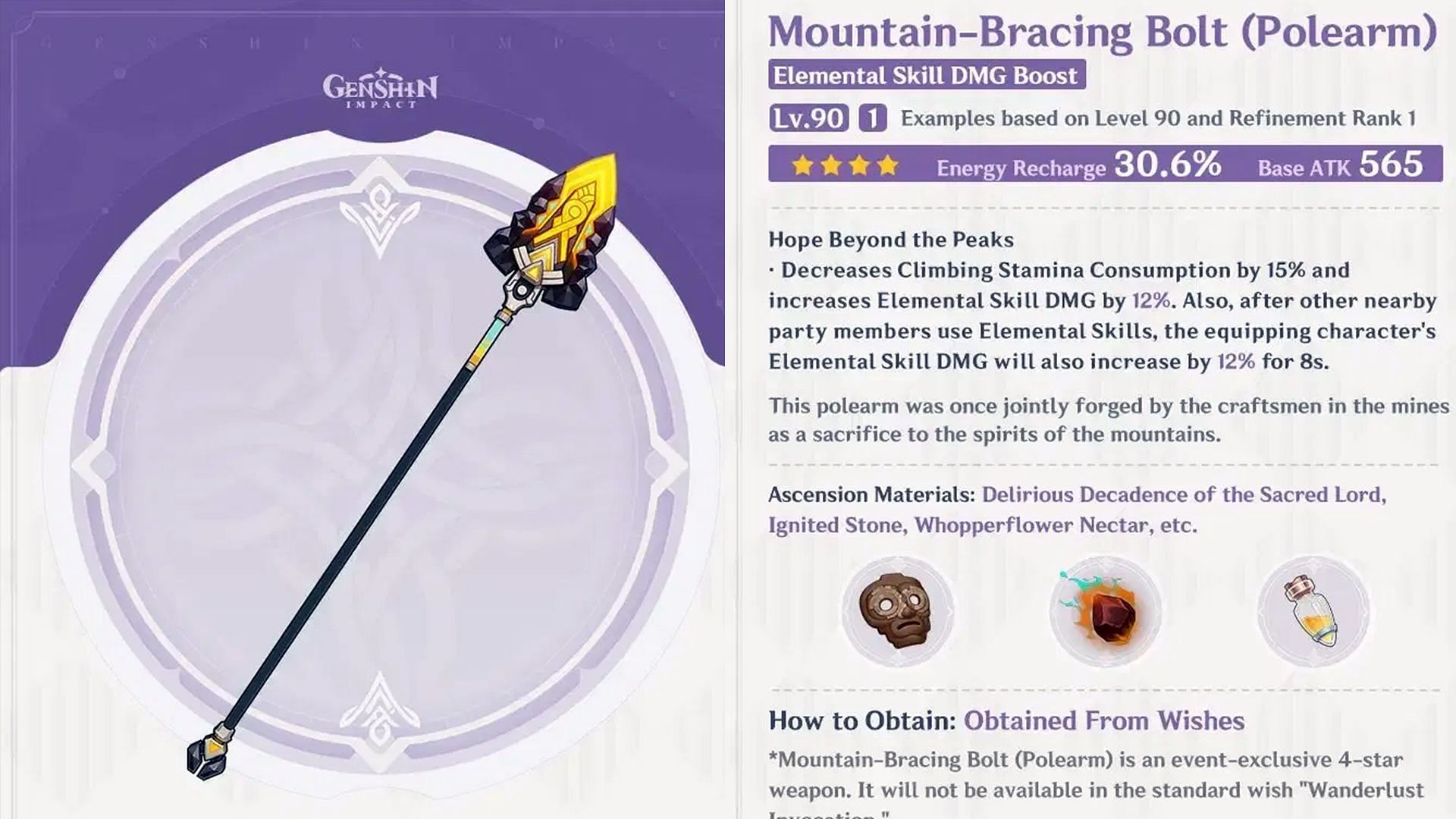 Mountain-Bracing Bolt (Image via HoYoverse)