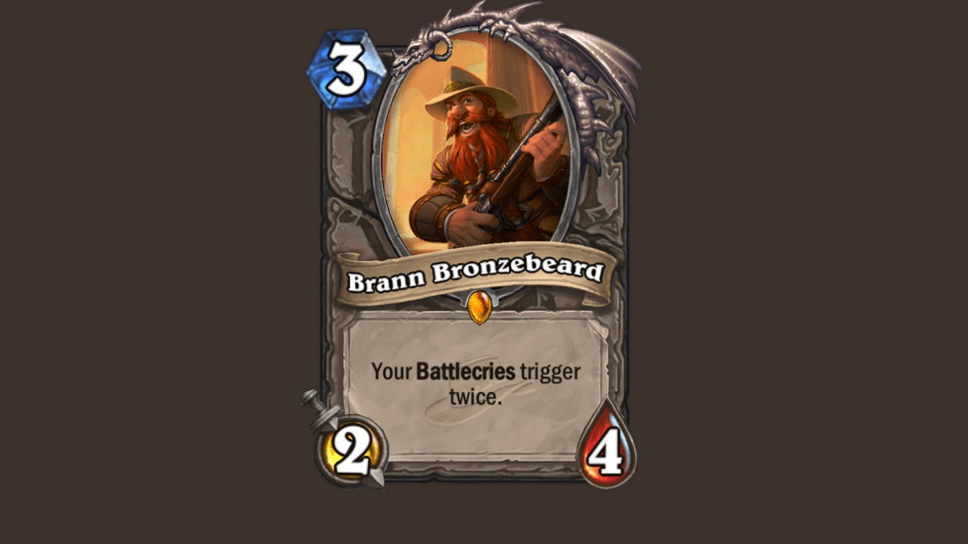 Brann is especially strong in combo and midrange decks as the ability to trigger multiple Battlecries can result in insane value (Image via Blizzard Entertainment, Inc.)