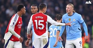 "I don't regret much in life" - Erling Haaland responds when asked if he regretted throwing ball at Arsenal star Gabriel in recent draw