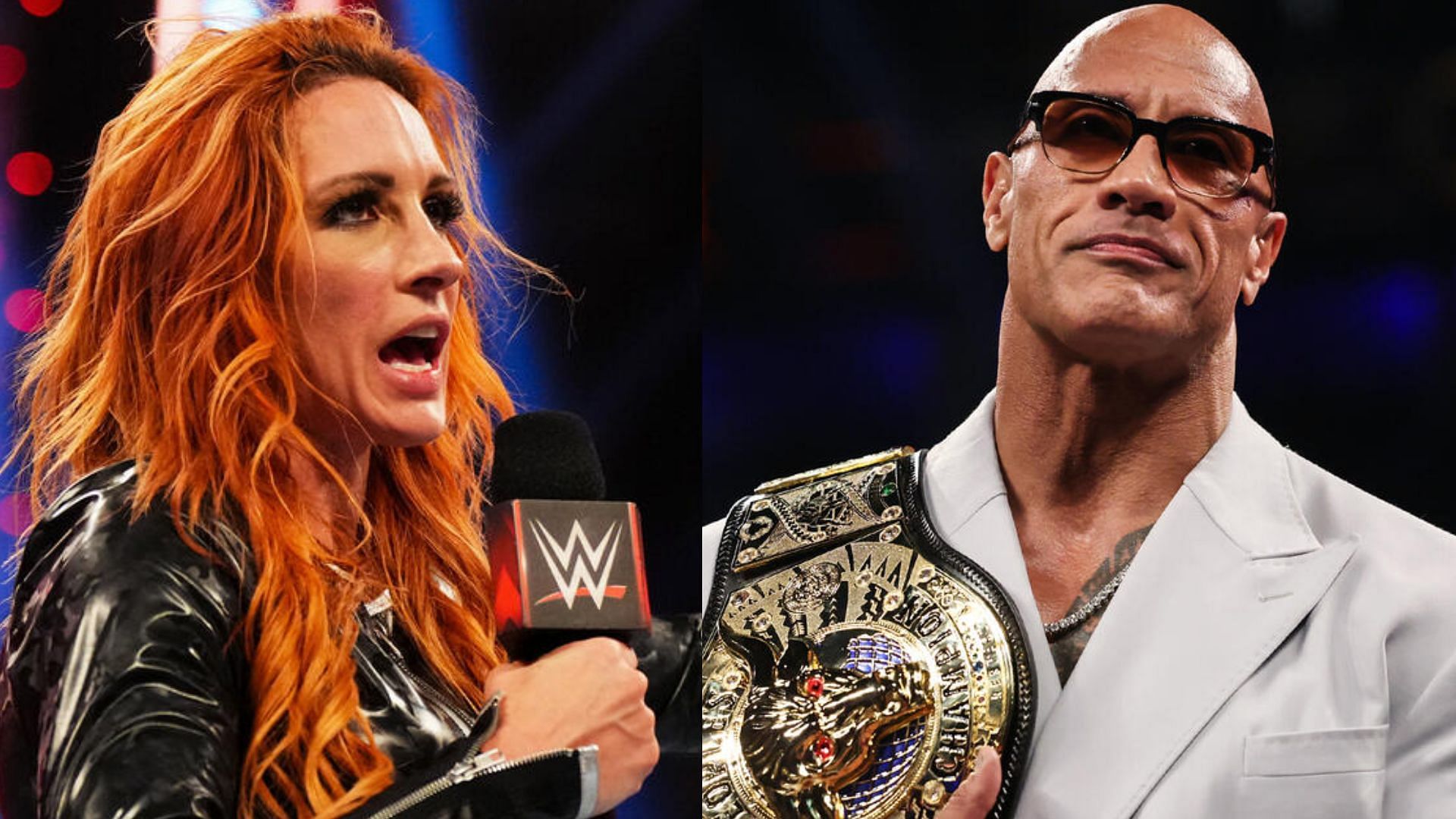Becky Lynch and The Rock (Image credits: WWE.com)