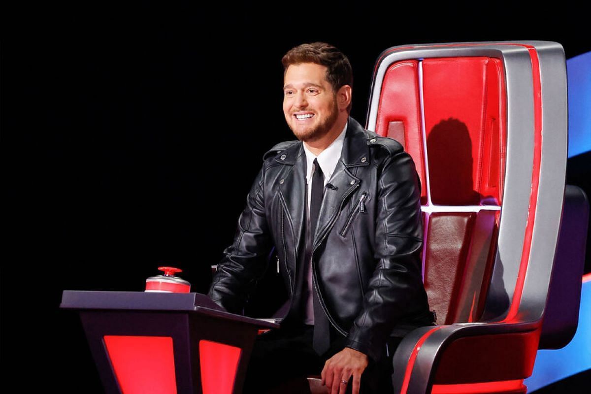 Michael Bubl&eacute; from The Voice (Image via NBC)