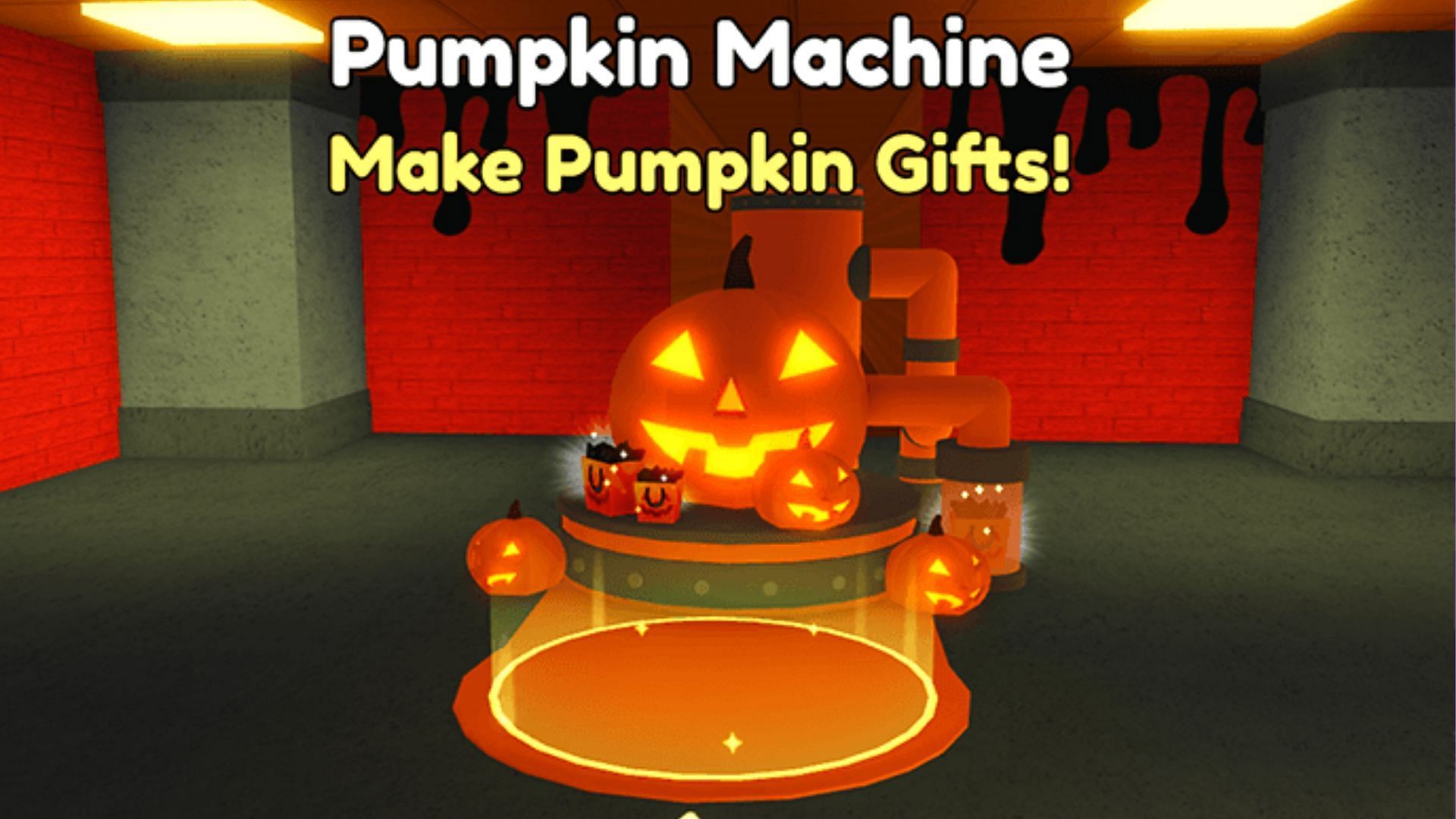 The Pumpkin Machine is used to create Pumpkin Gifts (Image via BigGames)