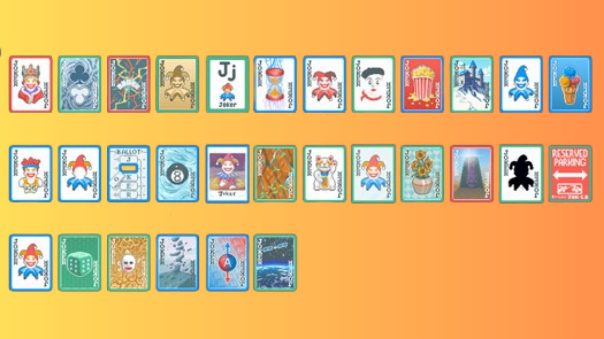 A compilation of B tier cards in Balatro (Image via Playstack)