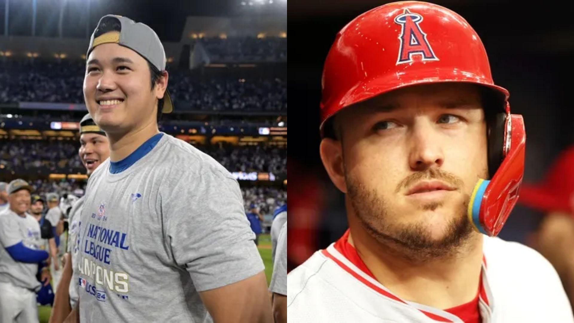 Los Angeles Dodgers Star Shohei Ohtani &amp; Los Angeles Angels Star Mike Trout