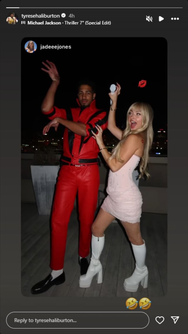 "Sabrina meets Michael" Tyrese Haliburton's girlfriend Jade Jones