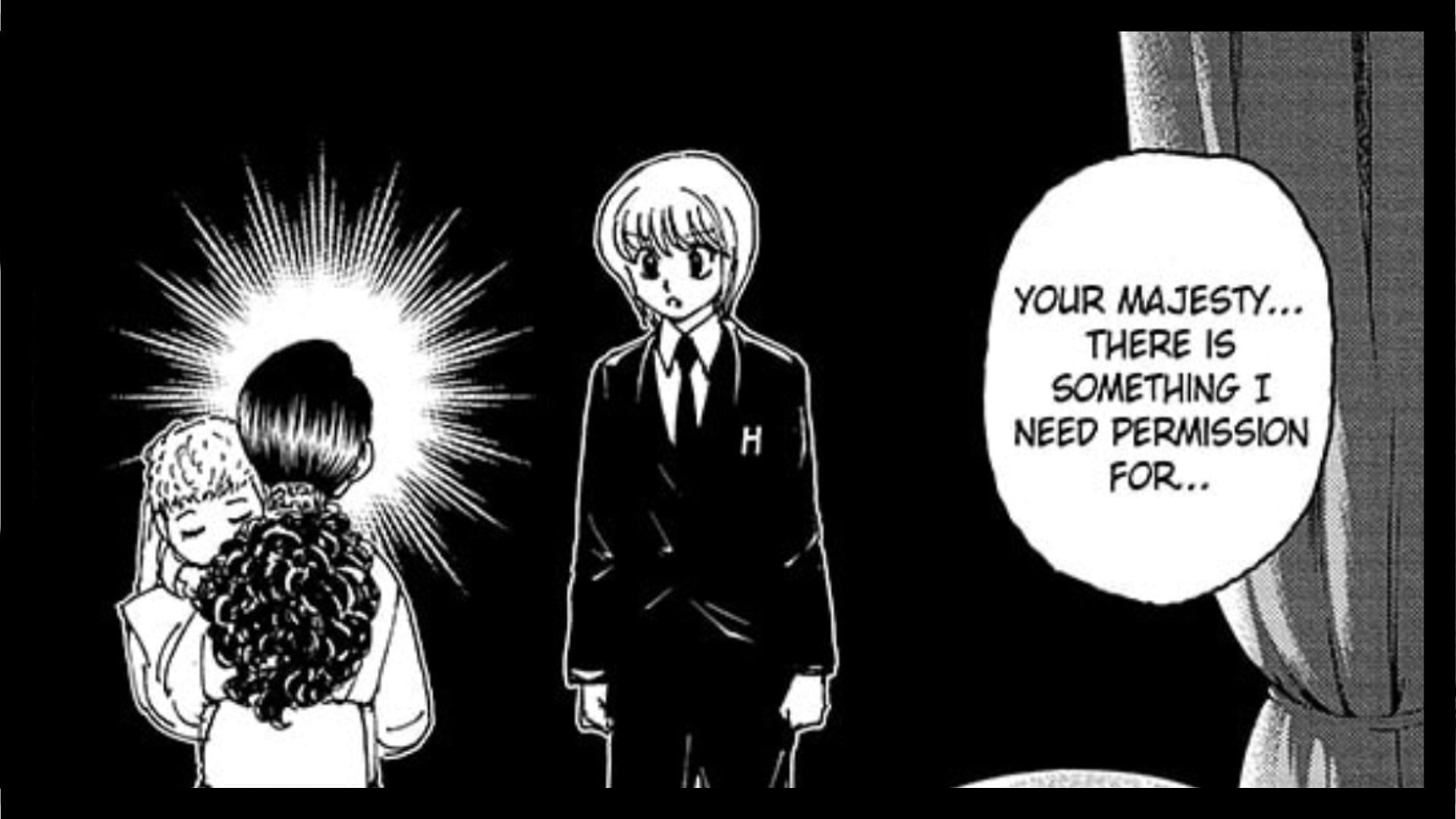 Kurapika as seen in Hunter x Hunter chapter 403 (Image via Shueisha)