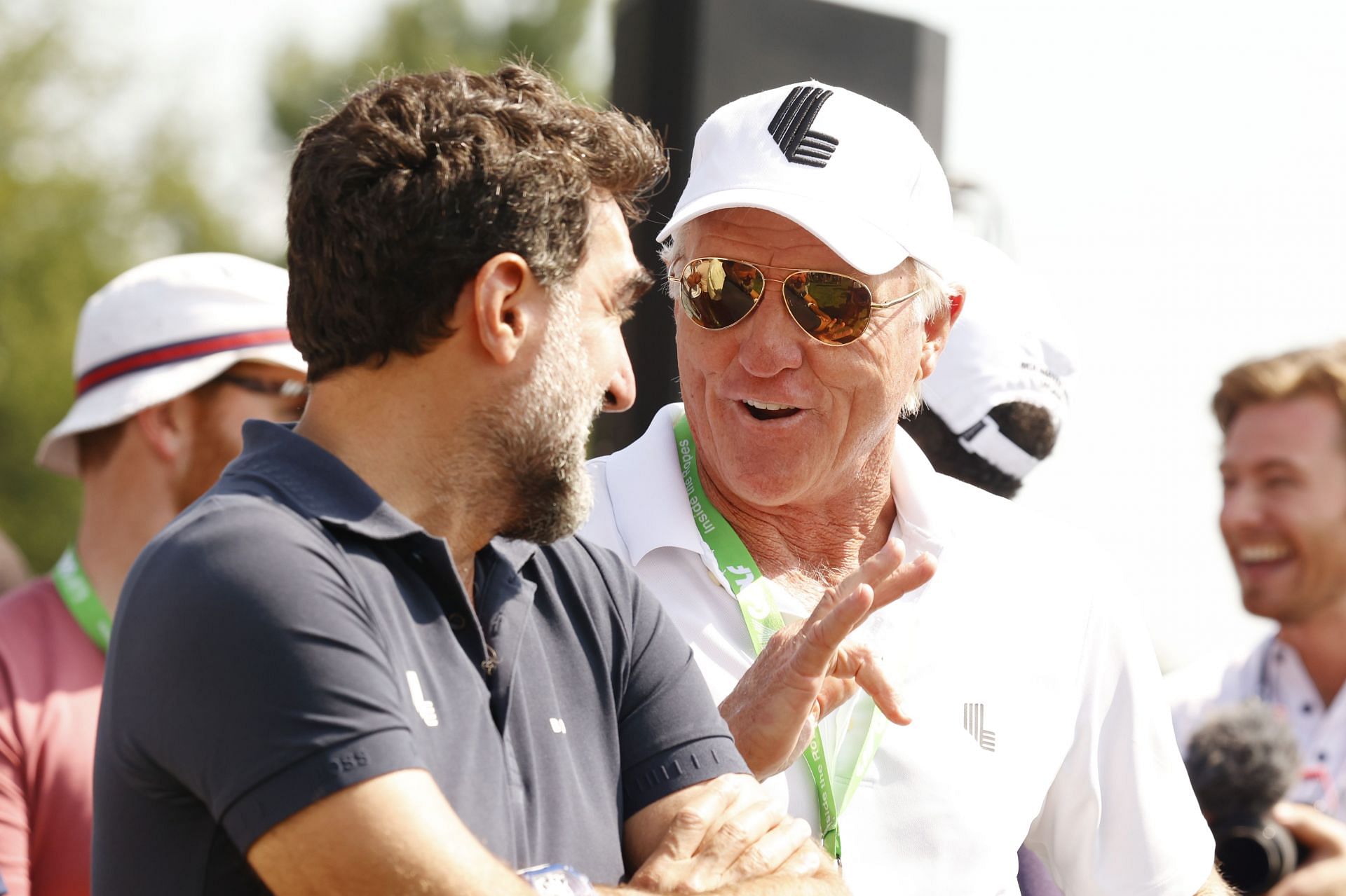 Yasir Al-Rumayyan and Greg Norman (Image via Getty)