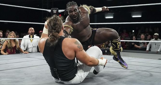 4 WWE stars combine to take out 310 lbs Oba Femi; The Ruler suffers loss in 2nd straight title match after going nearly 1 year unbeaten