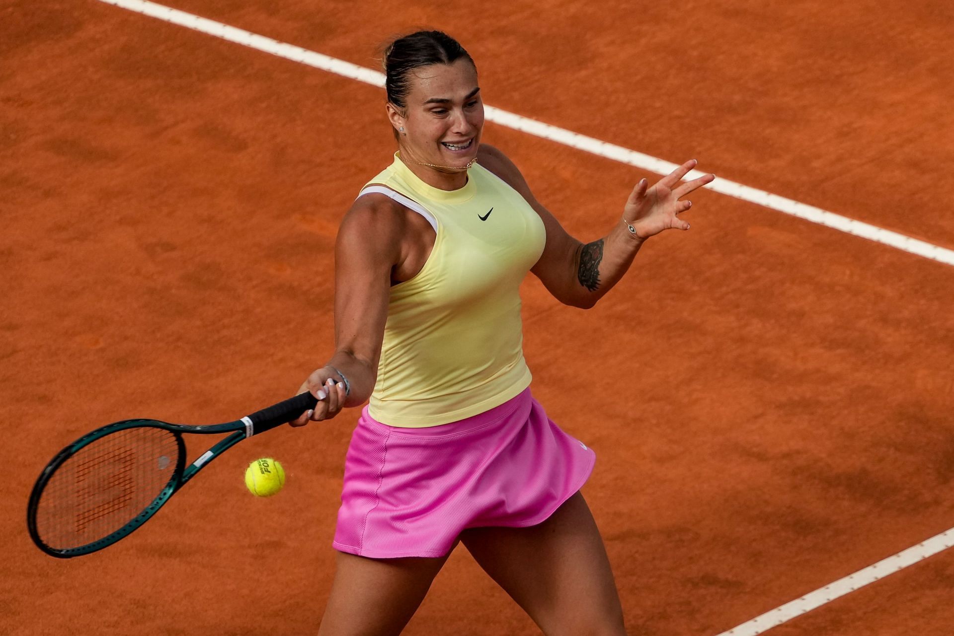 Aryna Sabalenka at the Italian Open (Source: Getty)