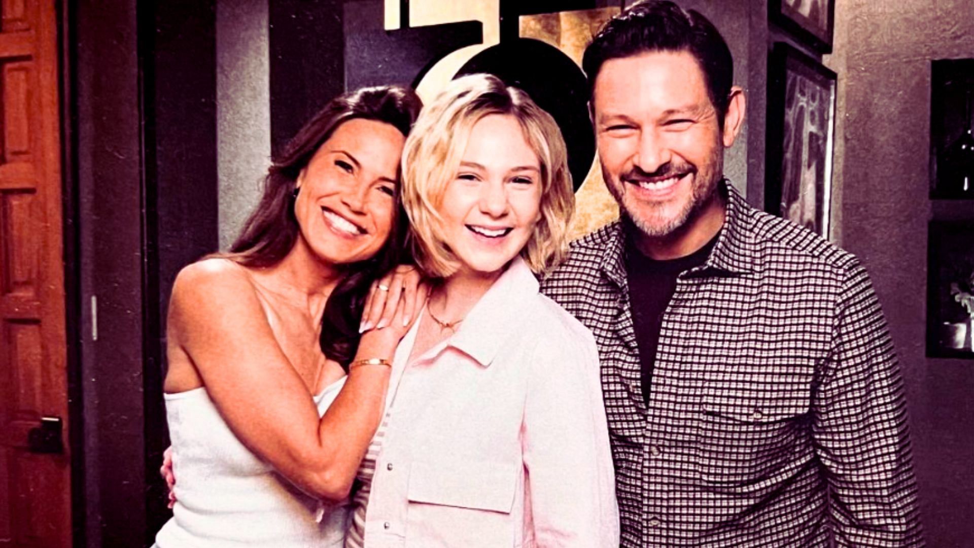 Heather, Daniel and Lucy on Y&amp;R (Image via Instagram/@vailbloom)