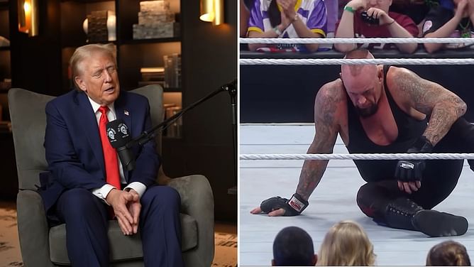 Donald Trump asks The Undertaker if wrestling hurts; unhappy WWE legend responds