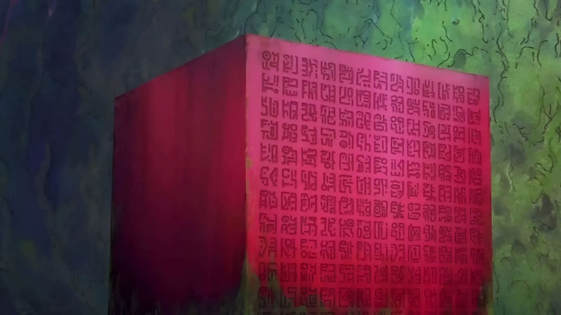 A Road Poneglyph as seen in the anime (Image via Toei Animation)