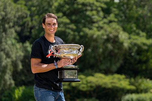 Rafael Nadal at the Australian Open 2022. (Photo: Getty)