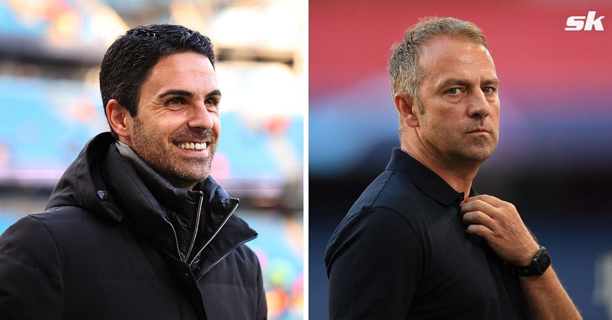 Mikel Arteta (left) &amp; Hansi Flick (right) - (Image: All images from Getty)
