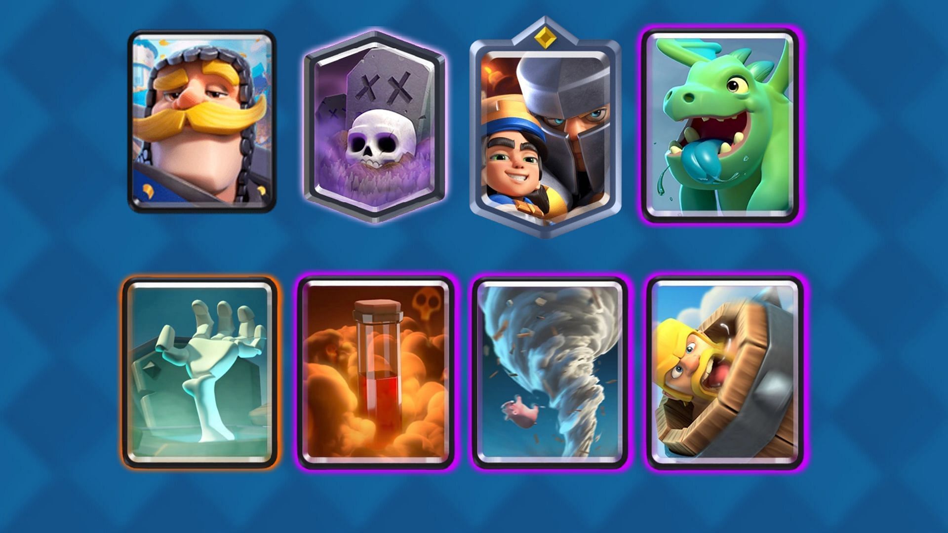 The Little Prince Evo Knight is one of the best Clash Royale Cannoneer Splashyard decks (Image via Supercell)