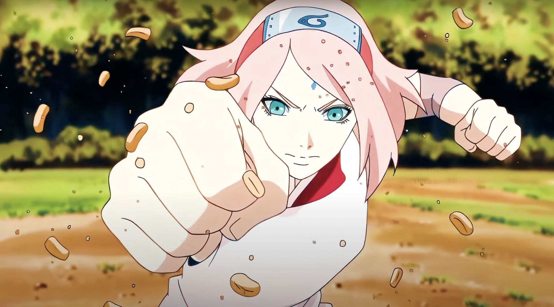 Sakura Haruno as seen in anime (Image via Studio Pierrot)