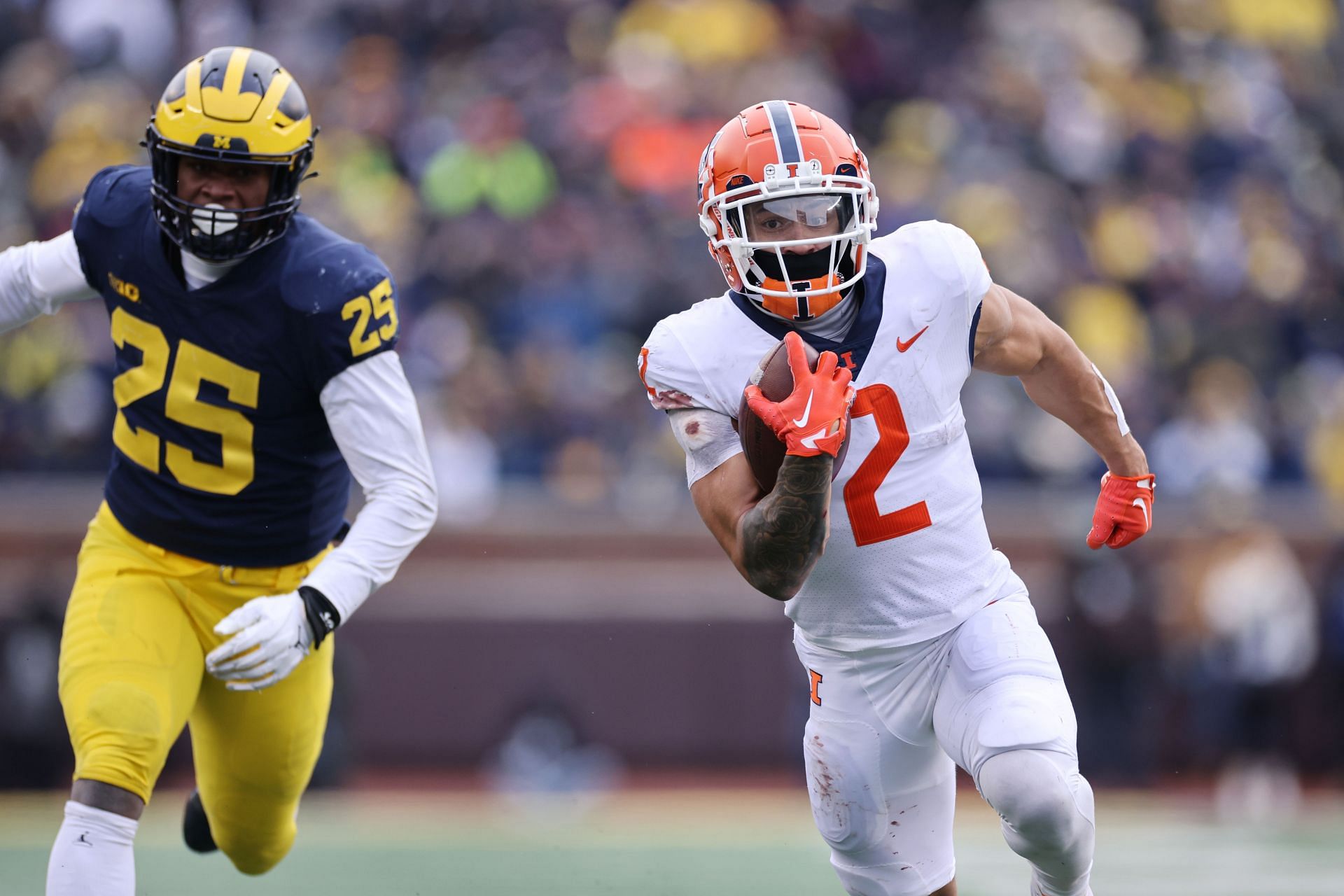 COLLEGE FOOTBALL NOV 19 Illinois at Michigan - Source: Getty