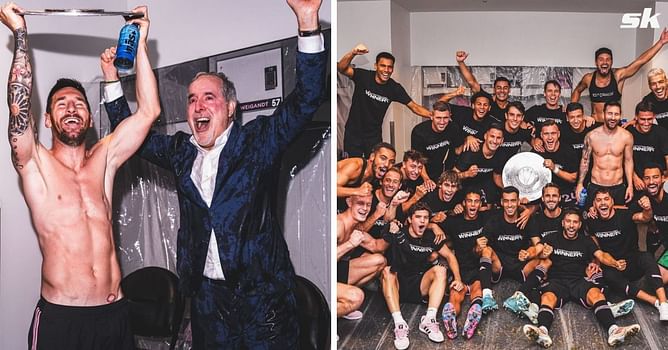 WATCH: Lionel Messi and Inter Miami teammates celebrate Supporters’ Shield triumph inside dressing room as footage emerges