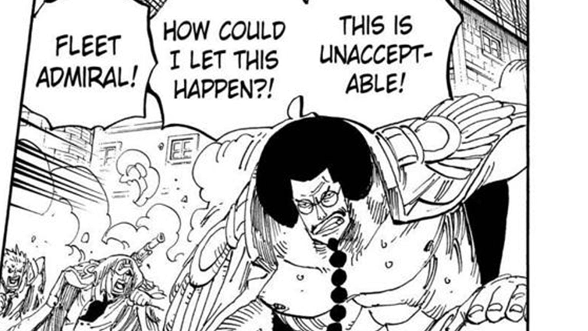 Sengoku in One Piece chapter 572 (Image via Shueisha)