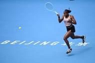 Gauff plays a potent forehand in the 2024 China Open - Day 13 - Source: Getty