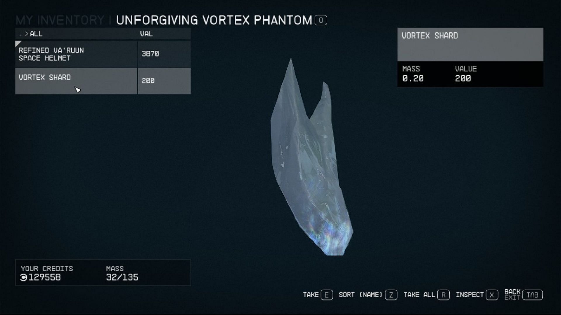 Vortex Shards in Starfield (Image via Bethesda Softworks)