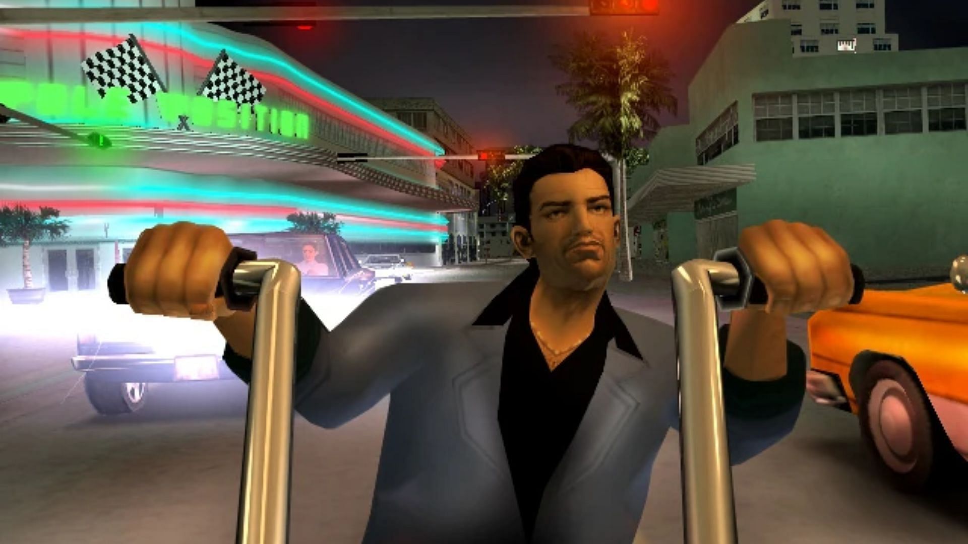 PEGI has a slightly different rating for Rockstar Games&rsquo; Grand Theft Auto Vice City. (Image via Rockstar Games)