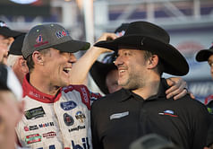 "He was sitting in my bus with my wife planning" - When Kevin Harvick reflected on Tony Stewart's reaction after a pivotal win for SHR