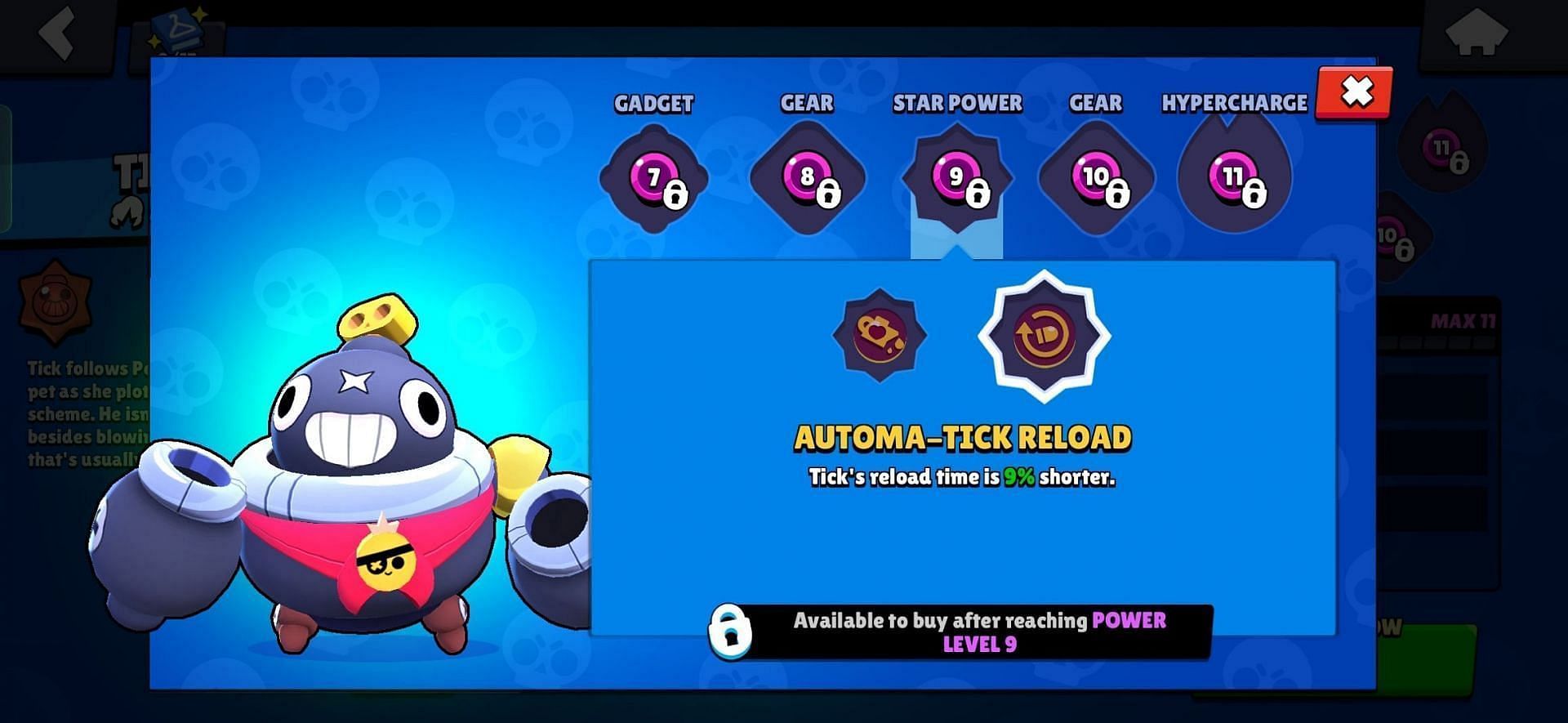 Automa-Tick Reload Star Power (Image via Supercell)