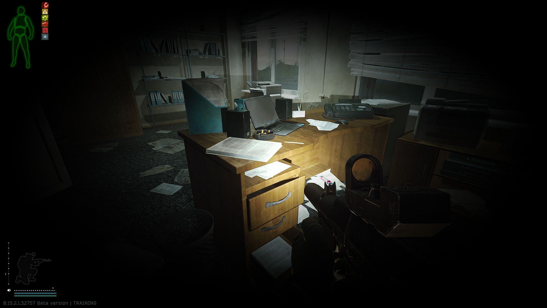 The folder spawns on the paper right above the drawer (Image via Battlestate Games)