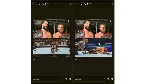 Buddy Matthews shared an Instagram story featuring RAW Superstar Seth Rollins. [Source: Buddy's official Instagram handle]