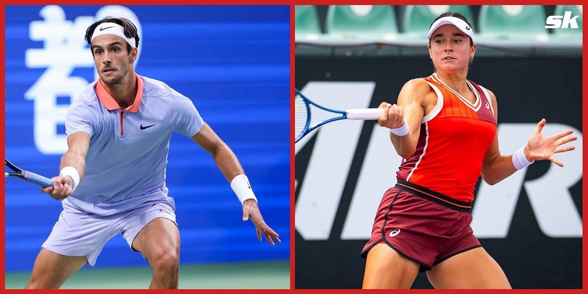 Lorenzo Musetti and Caroline Dolehide (Source: Getty)