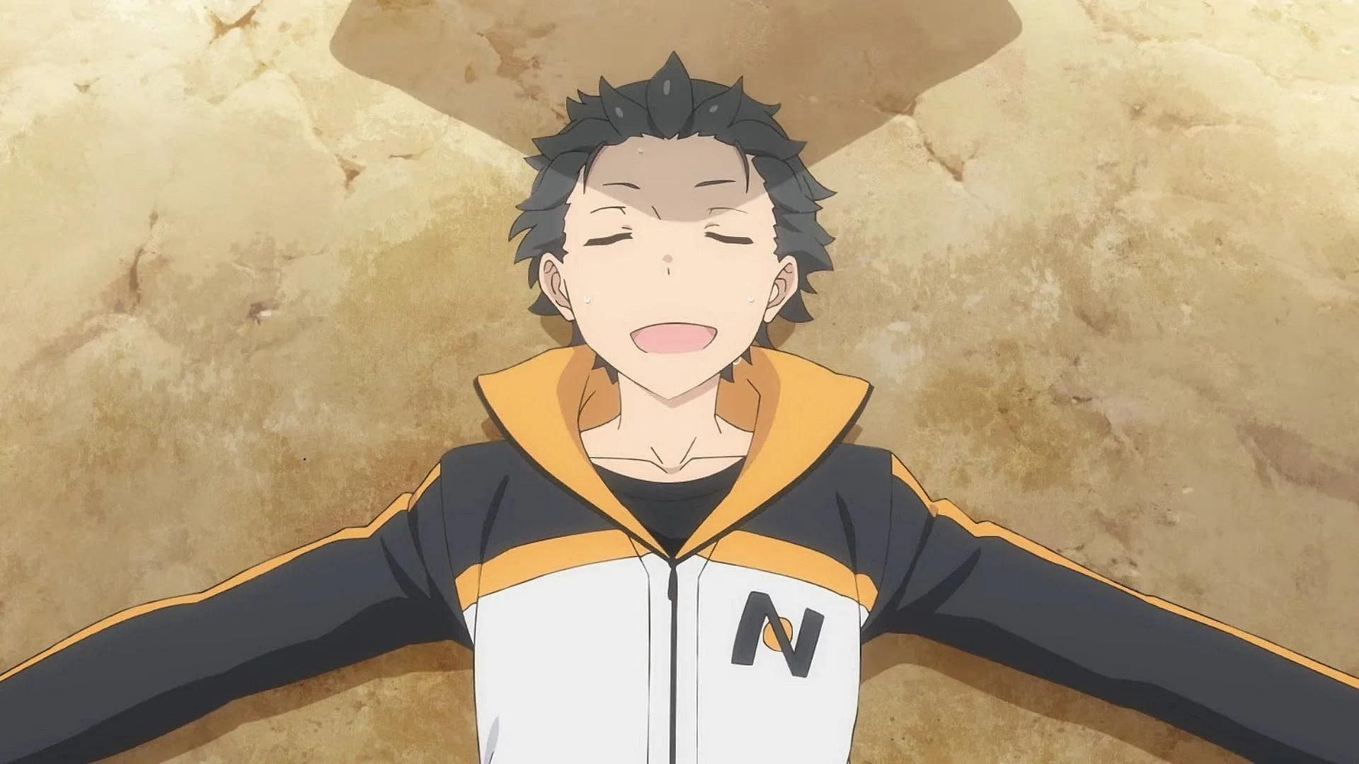 Subaru, as shown in the Re:Zero season 3 anime (Image via Studio White Fox)