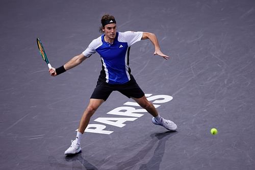 Stefanos Tsitsipas at the Paris Masters 2024. (Photo: Getty)